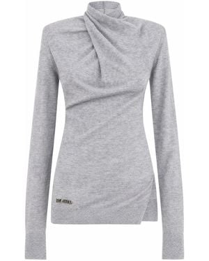 The Attico Wool Jersey - Grey