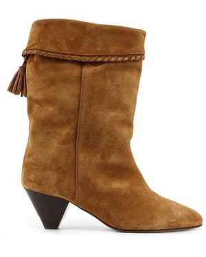 Isabel Marant Dalby Suede Boots - Brown