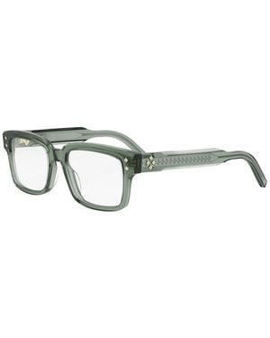 Dior Eyeglasses Square Full Rim, Frame And Clear Demo Lens Cddiamondos8I5500 - Green