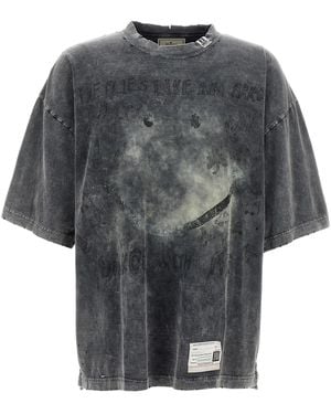 Maison Mihara Yasuhiro Bleached T-Shirt - Grey