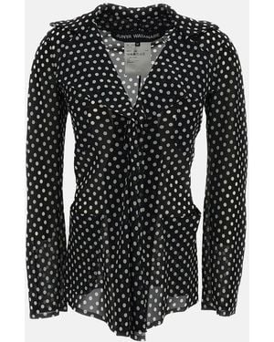 Junya Watanabe Polka Dot Blazer - Black