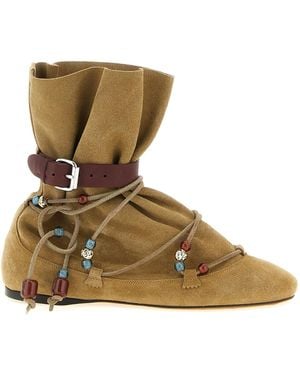 Isabel Marant 'Letiz' Ankle Boots - Brown