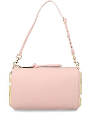 Marc Jacobs The Snapshot Shoulder Bag Cow Leather - Pink