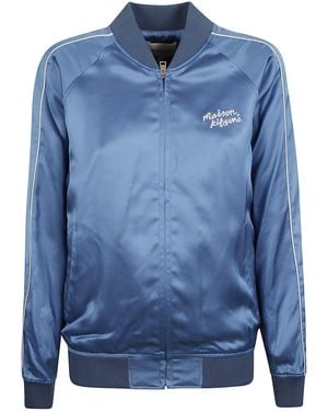Maison Kitsuné Teddy Jacket - Blue