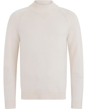 Slowear Crewneck Jumper Virgin Wool Sweatshirts - White