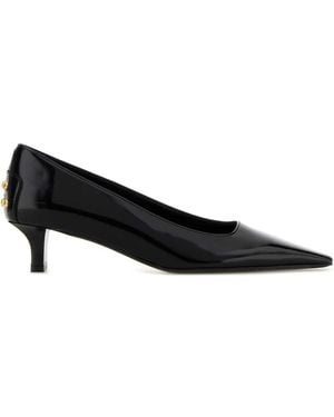 Tod's Leather Court Shoes - Black