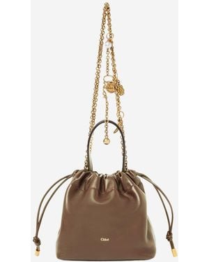 Chloé Shoulder Bag Leather Handbags - Brown