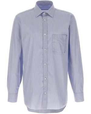 Maison Margiela Striped Shirt - Blue