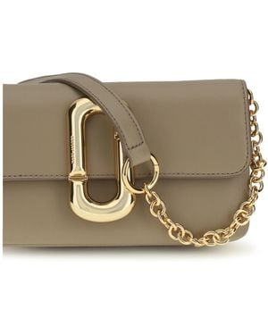 Marc Jacobs Snapshot Chain Wallet Calf Leather Bag - Natural