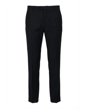 Valentino Tailored Wool Blend Trousers - Blue