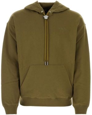 Versace Army Cotton Sweatshirt - Green