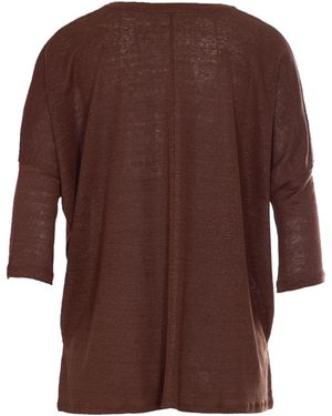 Not Shy T-Shirts And Polos Linen - Brown