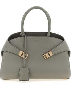 Ferragamo 'Hug (M) Handbag - Metallic