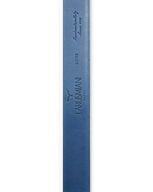 Larusmiani Suede Leather Belt Cinture - Blue