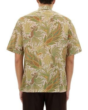 Etro Over Shirt Cotton - Natural
