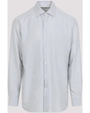 ZEGNA Silk Shirt - Blue
