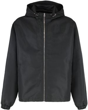 Givenchy Technical Fabric Hooded Jacket - Black