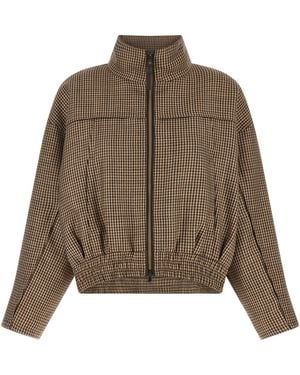 Brunello Cucinelli Virgin Wool Jacket Clothing - Brown