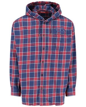 DIESEL Hooded Shirt - Blue