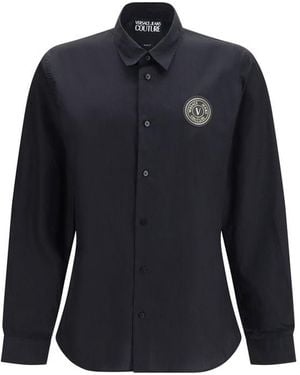 Versace Jeans Couture Cotton Dress Shirt - Blue