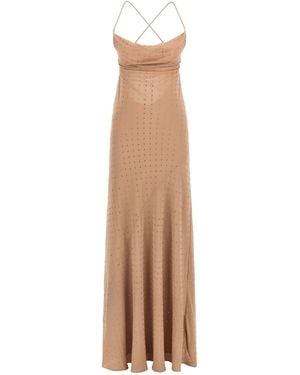 Pinko Slip Dress - Natural