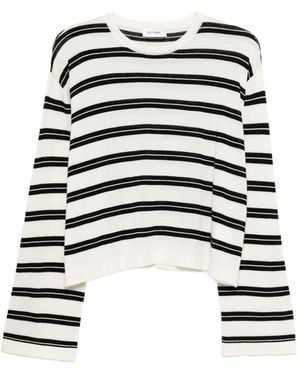 Goat Cashmere And Silk Blend Sweater - White