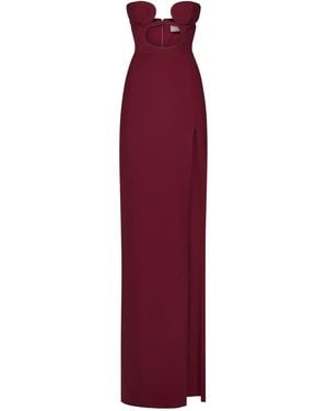 Nensi Dojaka Long Dress - Purple