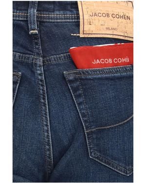 Jacob Cohen Bard Super Stretch Denim Jeans - Blue