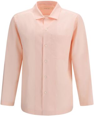 Umit Benan Havana Shirt Silk - Pink