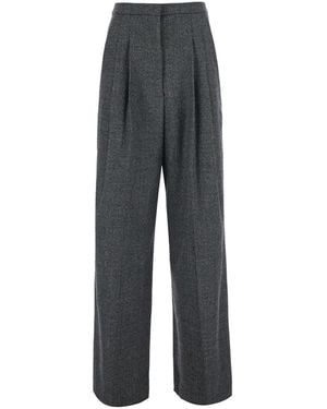 PT Torino Pants Wool Pleated - Gray