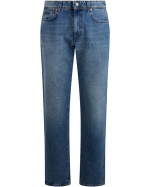 Slowear Straight-Leg Jeans Cotton Regular - Blue