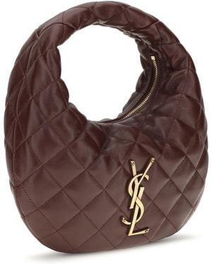 Saint Laurent Handbag Icarino Quilted Nappa Lambskin Shoulder Bags - Brown