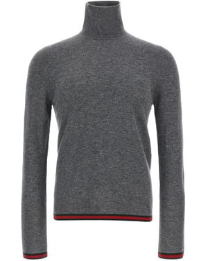 Gucci Web Ribbon Mesh - Gray