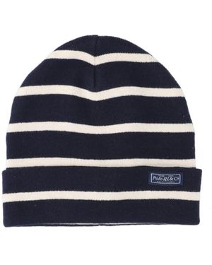 Polo Ralph Lauren Striped Beanie - Blue