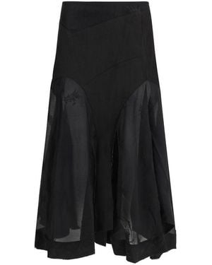 Our Legacy Lyocell Long Skirt - Black