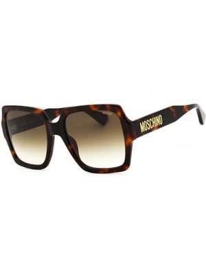 Moschino Moschino Mos127Sus Oversized Tortoiseshell Sunglasses - Black