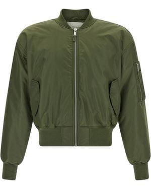 Entire studios Nylon Bomber Jacket - Green