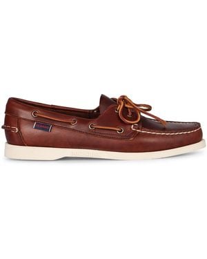 Sebago Boat Shoes Portland Leather Loafers - Brown