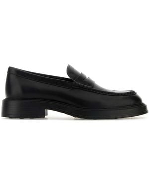 Tod's Leather Loafers - Black