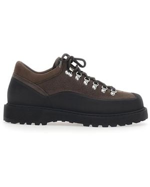 Diemme Ankle Boots Cornaro Gomma Nubuck - Black