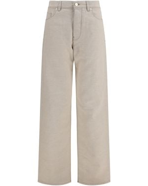 Fendi Selleria Jeans Cotton; Linen - Grey