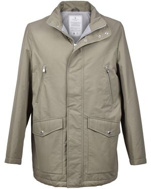 Brunello Cucinelli Medium Cotton Nylon Jacket Clothing - Green