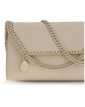 Stella McCartney Shoulder Bag Eco Shaggy Polyester - Natural