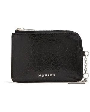 McQueen Sling Pip Coin Pouch - Black