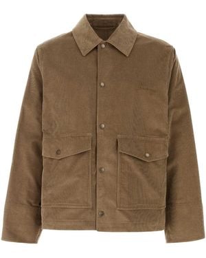 Burberry Khaki Corduroy Jacket - Brown