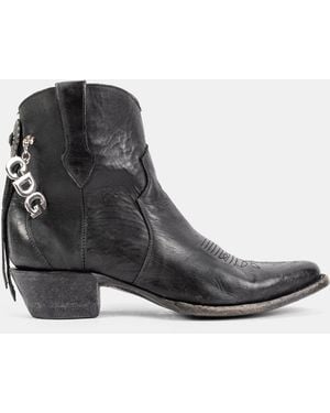 Comme des Garçons Cdg X Mexicana Boots Leather Western Sneaker - Black