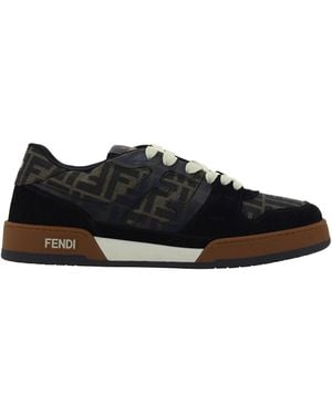 Fendi Match Trainers - Black