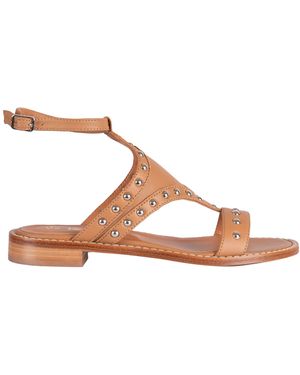 Via Roma 15 Nappa Sandals - Brown
