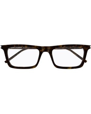 Saint Laurent Sl 890 Betty Thin Opt Acetato Riciclato Optical Frames - Black