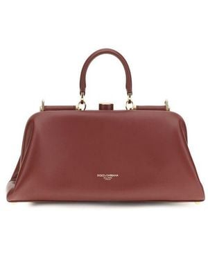 Dolce & Gabbana Red Lamb Ovis Aries Handbag